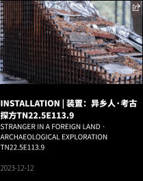 INSTALLATION | 装置：异乡人·考古探方TN22.5E113.9 Stranger in a Foreign Land · Archaeological Exploration TN22.5E113.9  2023-12-12